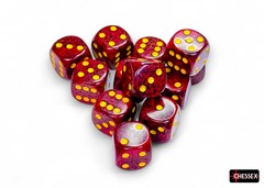Speckled Mercury 16mm d6 Dice Block (12 dice) - CHX25723